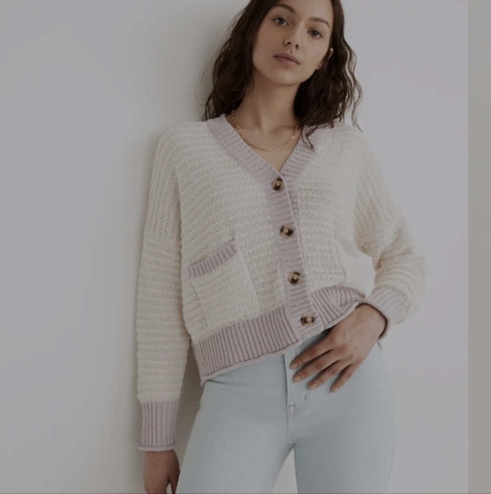 Madewell Block Cardigan